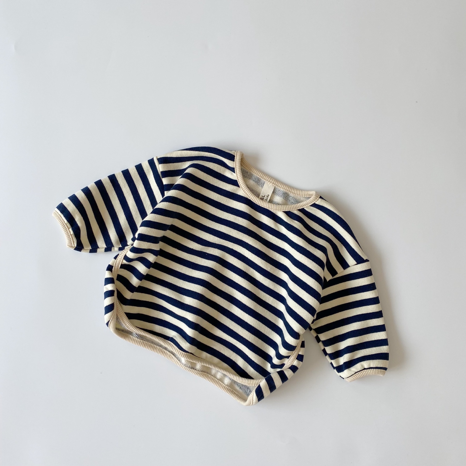 Kids Stripe Loose Fitting Sweatshirt