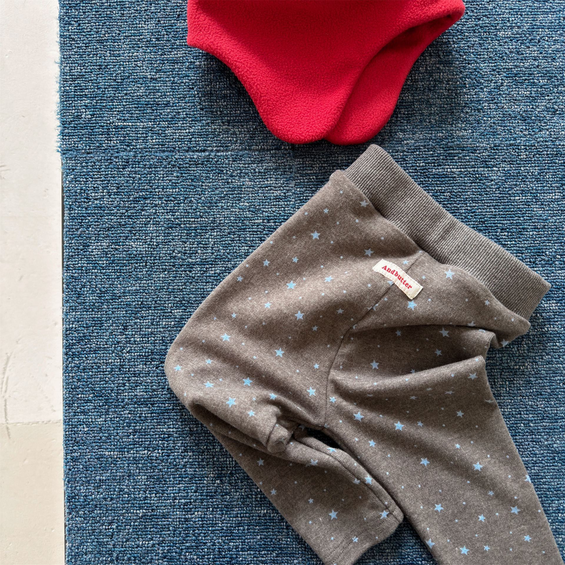 Kids Color Blocking Star Print Base Layer Pants