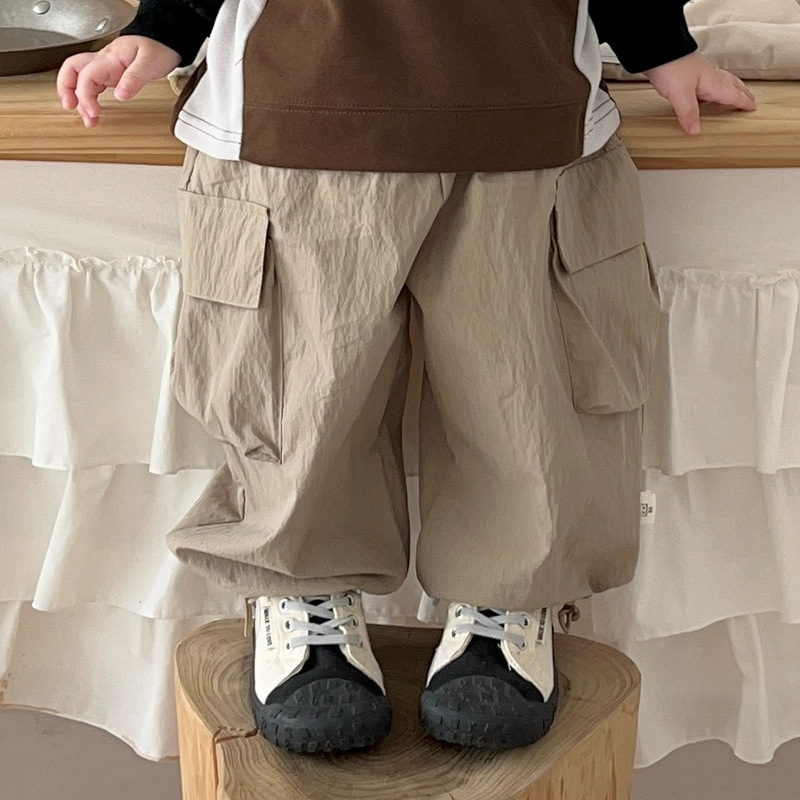 Baby & Kid Solid Color Cargo Pants