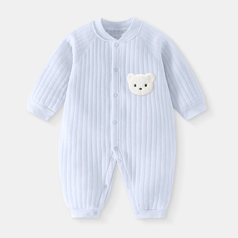Baby Newborn Warm Bear Long Sleeve Romper
