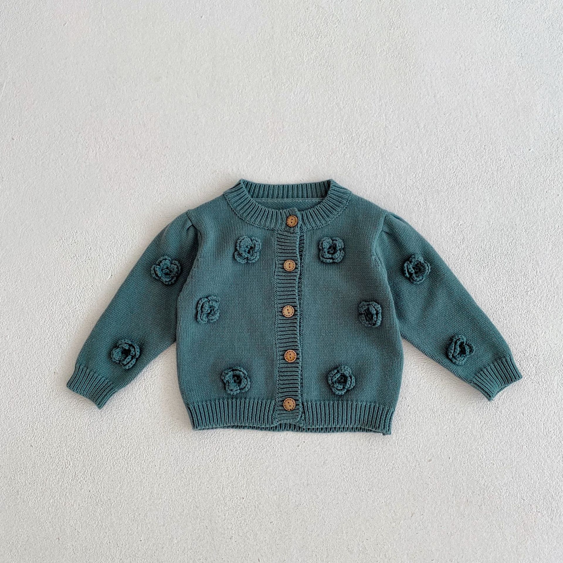 Baby Flowers Crew Neck Sweater