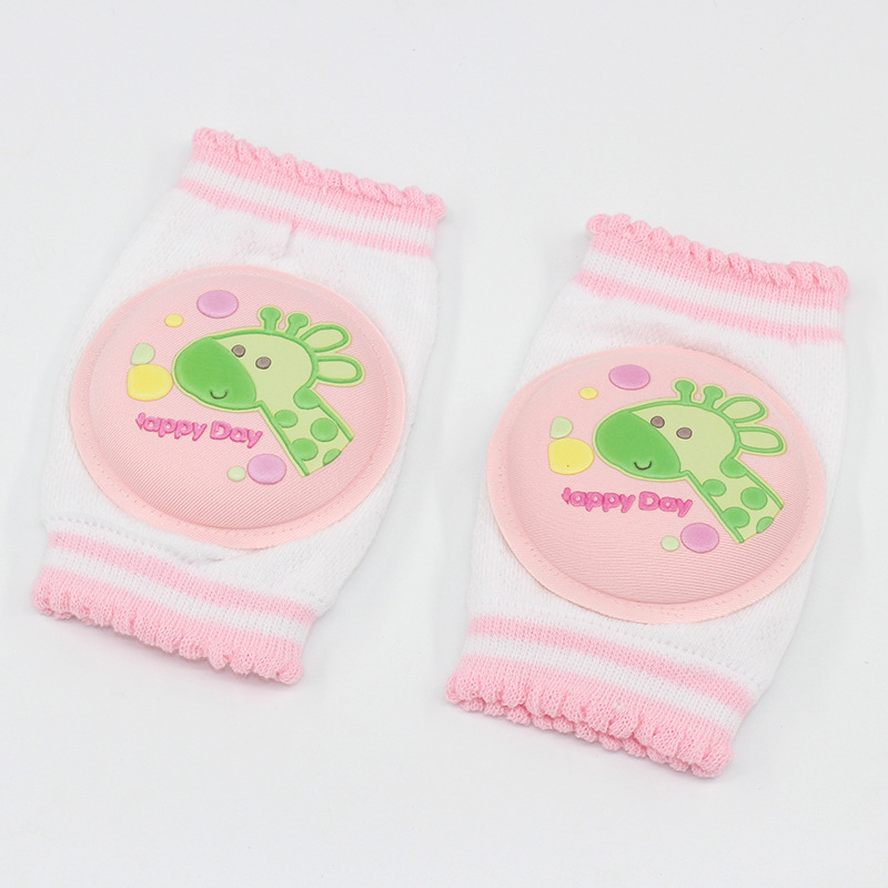 Baby Toddler Animal Mesh Slogan Non-Slip Knee Pads