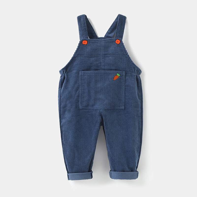 Baby Toddler Carrot Multicolor Overalls
