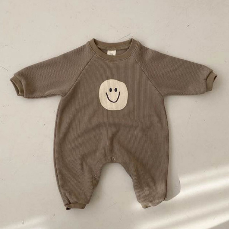 Baby Smiley Long Sleeve Romper