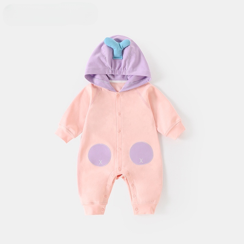 Baby Newborn Animal Hooded Romper 