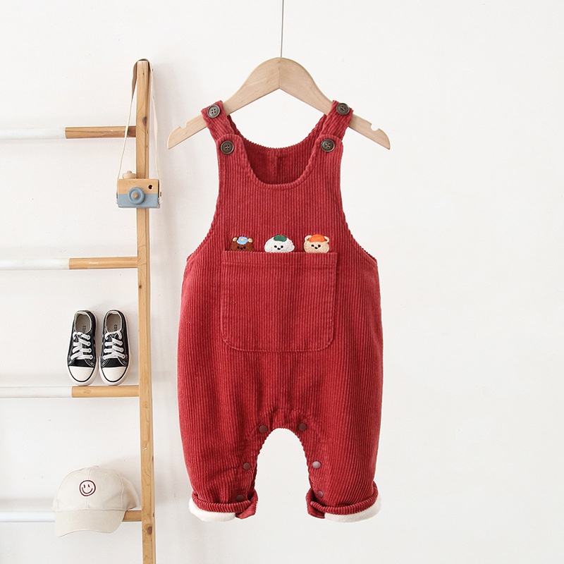 Baby & Toddler Corduroy Pocket Overalls