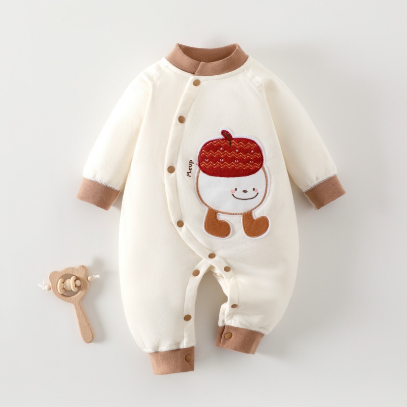 Baby Cartoon Thermal Bone-Free Romper