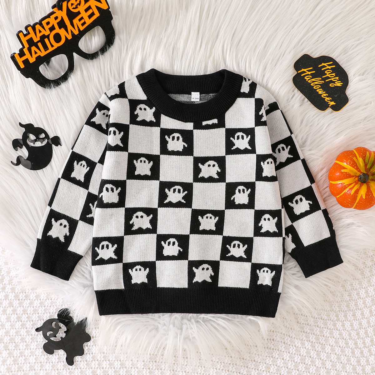 Baby Toddler Knitted Halloween Patterns Sweatshirt