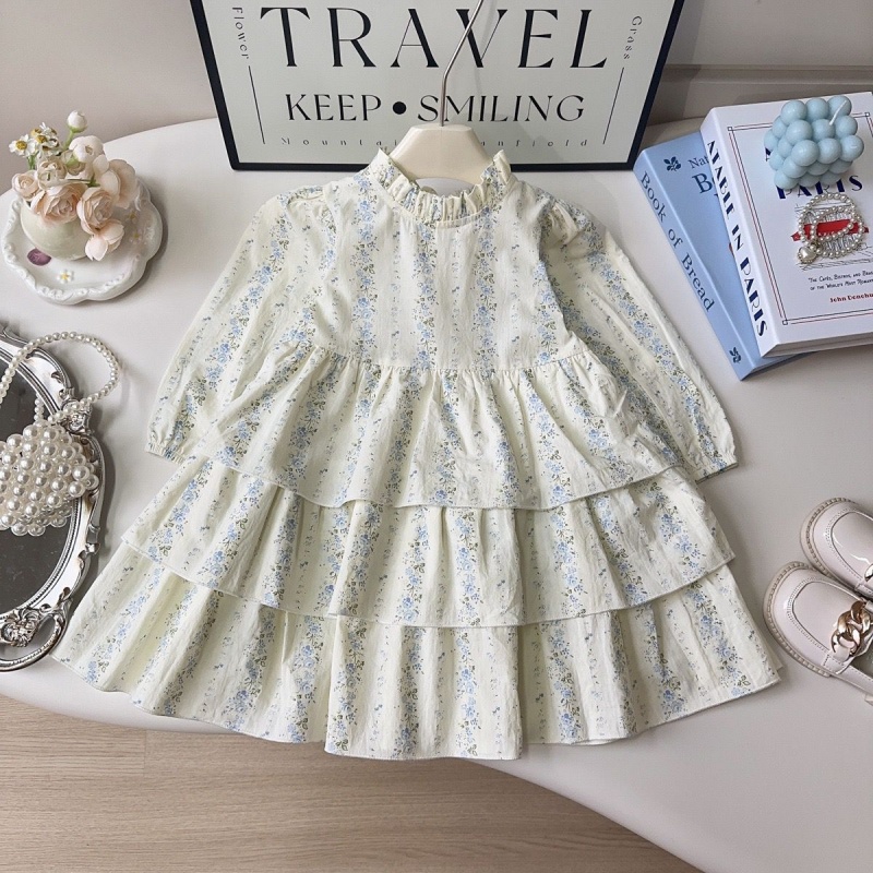 Kids' Girls' Denim Jacket & Floral Dress