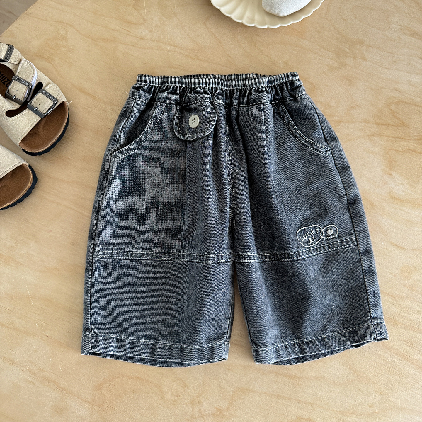 Baby Embroidery Pattern Pants