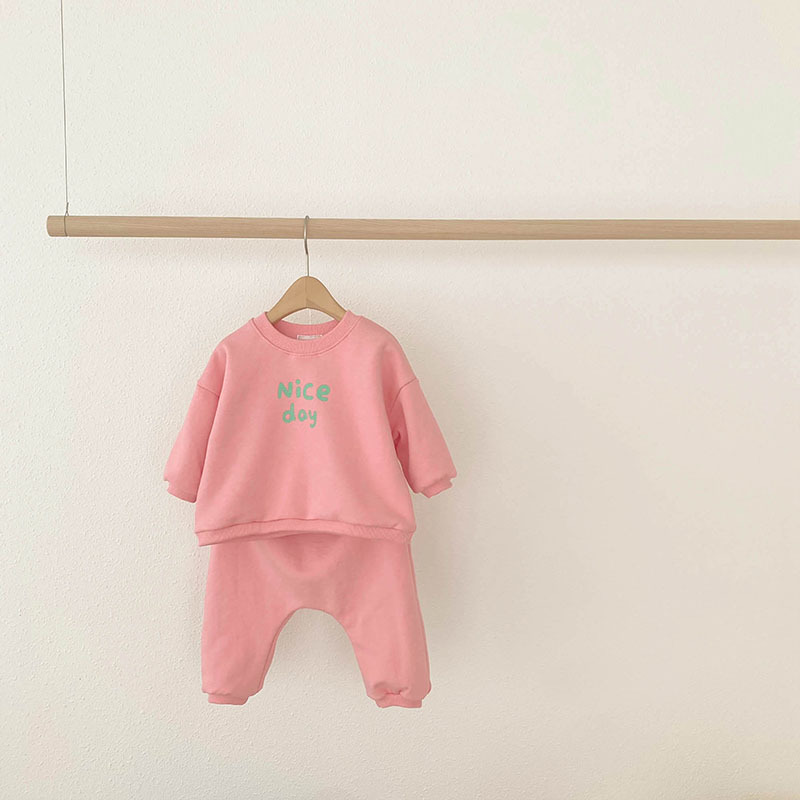 Nice Day Baby Toddler Smiley Sweater Set