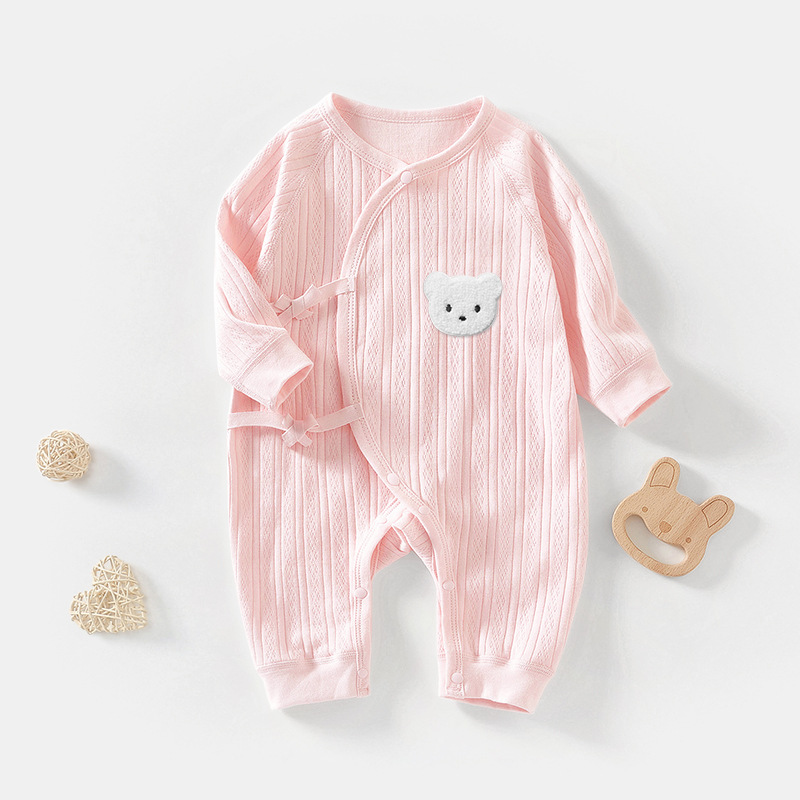 Baby Newborn Animal Bear Lace-up Romper