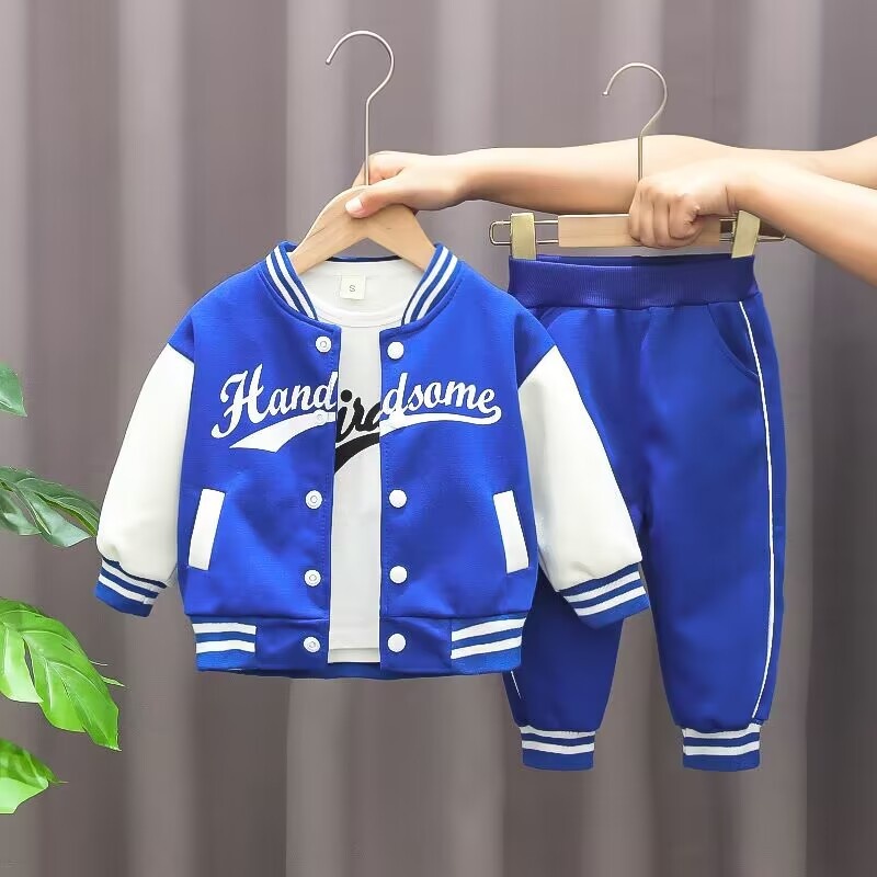 3-Piece Baby Toddler Baseball Jersey Set