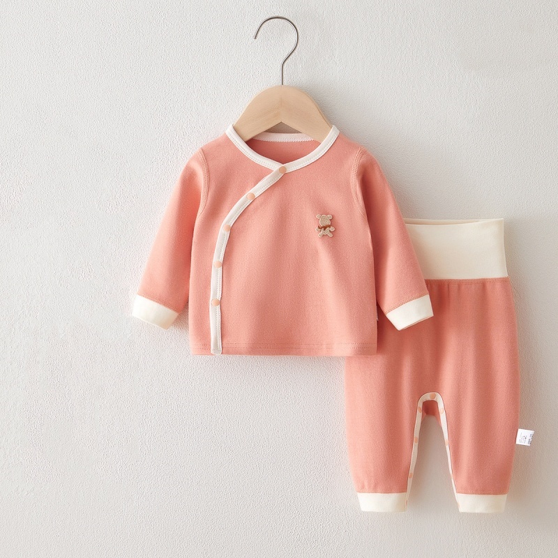 Baby Newborn Bear Colorblock 2-Piece Set