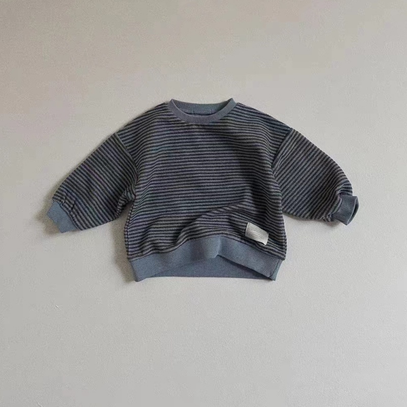 Baby Striped Long Sleeve Sweatshirt