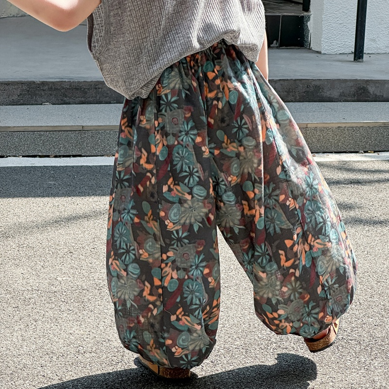 Toddler Boys Printed Cuffed Pants