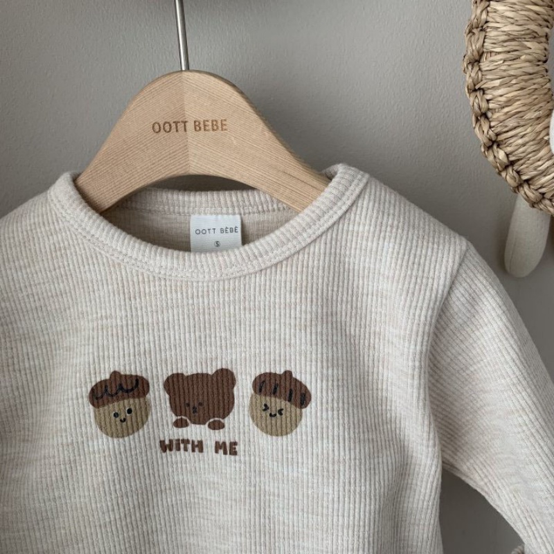 Baby Cartoon Printed T-shirt & Overall