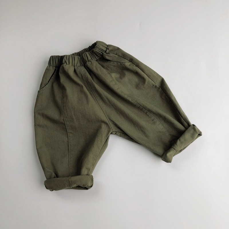 Baby Toddler Twill Casual Carrot Pants