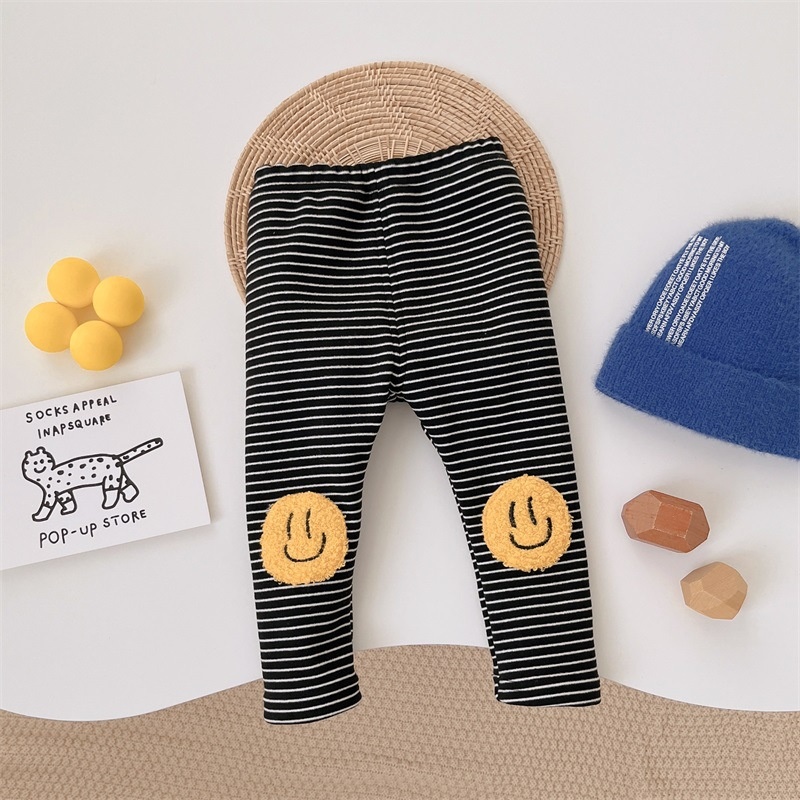 Baby Smiley Face Warm Pants