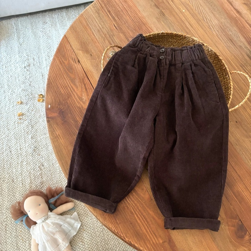 Baby Toddler Corduroy Carrot-Cut Casual Pants