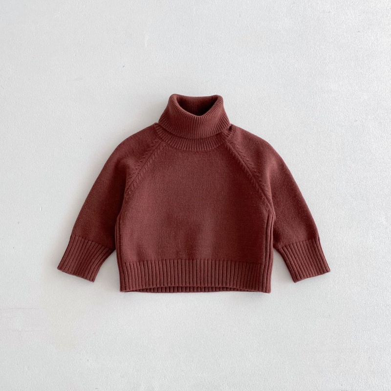 Baby Toddler Multi-Color Turtleneck Sweater