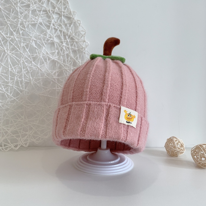 Baby Pumpkin Cartoon Knit Hat