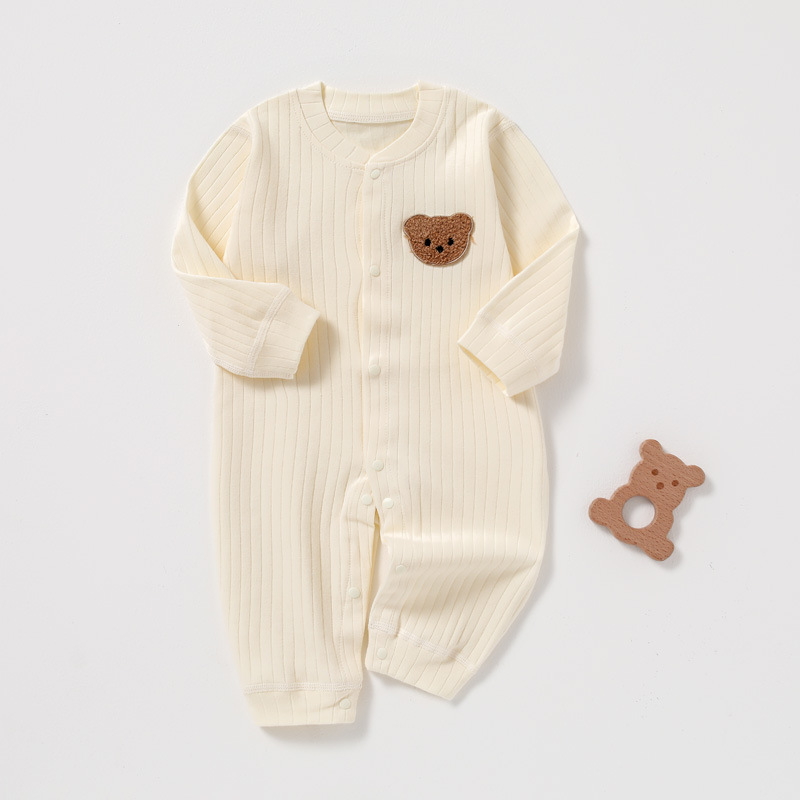 Baby Newborn Cute Animal Bear Pit Strip Romper