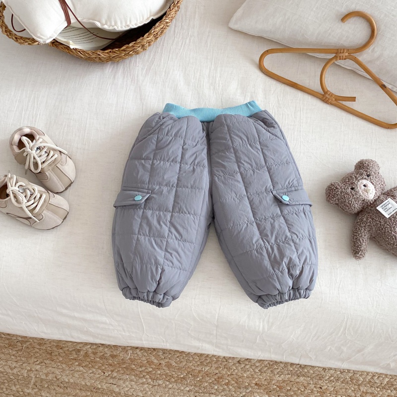 Baby Kids' Fleece-Lined Thick Work Pants