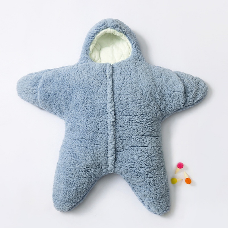 Newborn Baby Warm Starfish Romper Sleeping Bag
