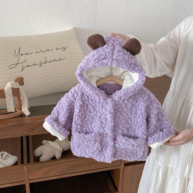 Baby & Kids Bear Ear Fleece Outerwear