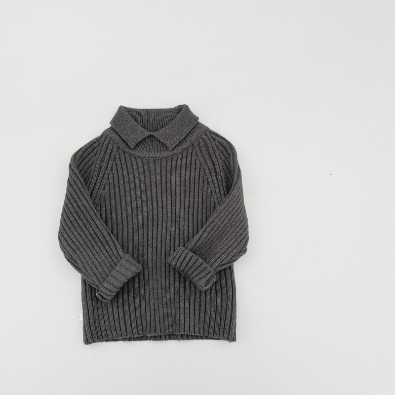 Baby and Toddler Warm Collared Sweater