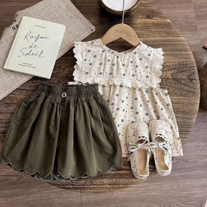 Kids Flowers Tnak and Pants 2-Piece Set