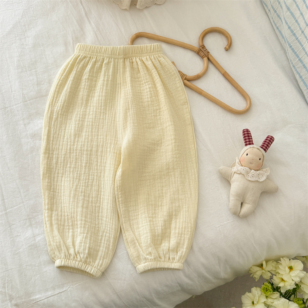 Baby& Kid Solid color Lantern Pants