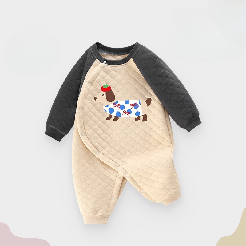 Baby Newborn Animal Dog Bear Romper