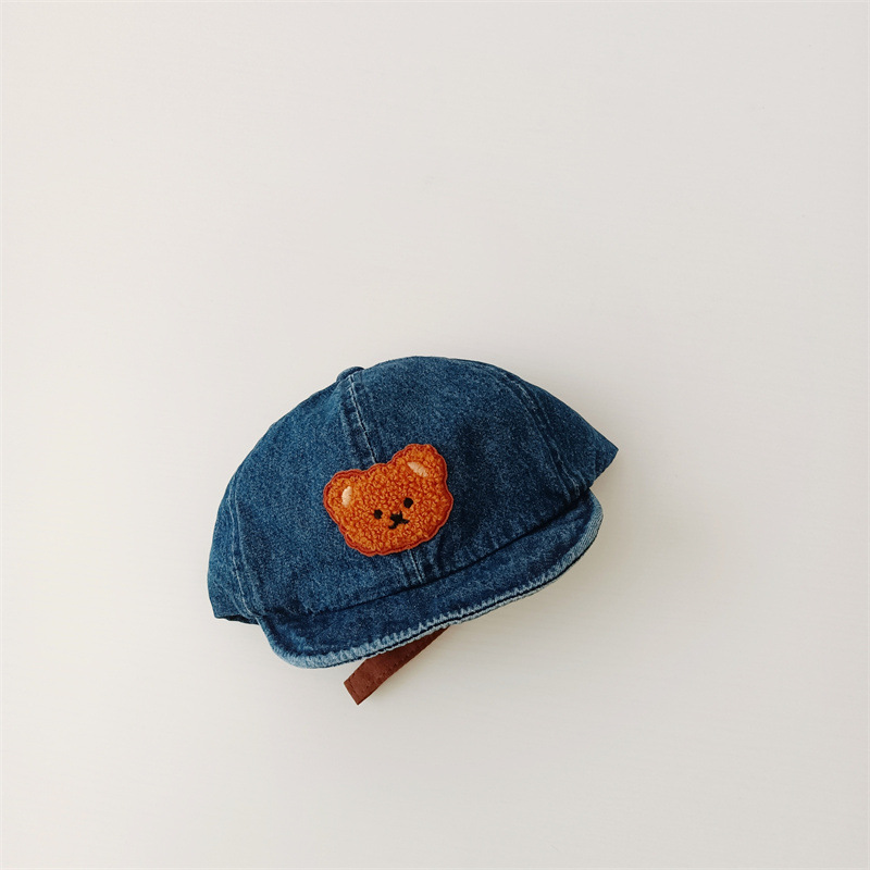 Baby Toddler Little Bear Short-Brimmed Baseball Hat