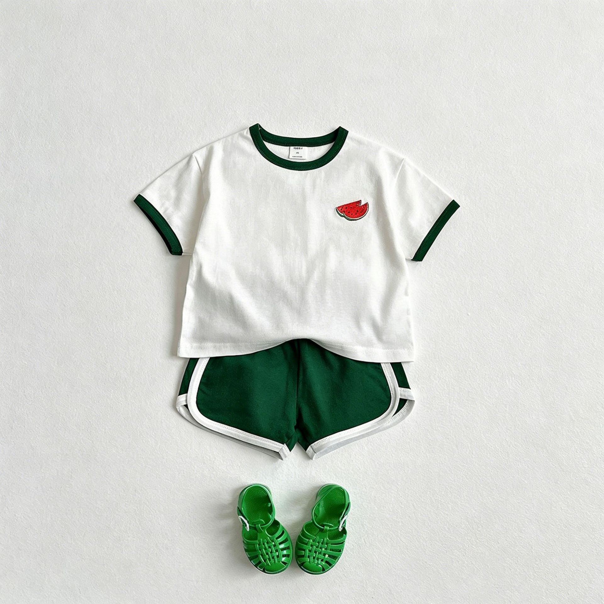 Kids Cute Fruit Sports T-shirt and shorts Pants Set