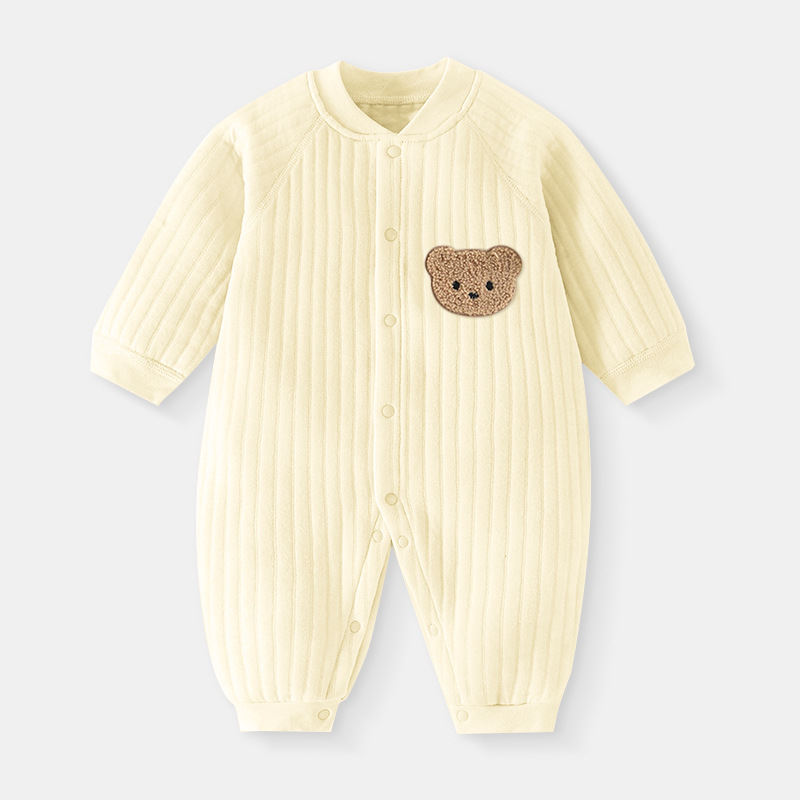 Baby Newborn Warm Bear Long Sleeve Romper