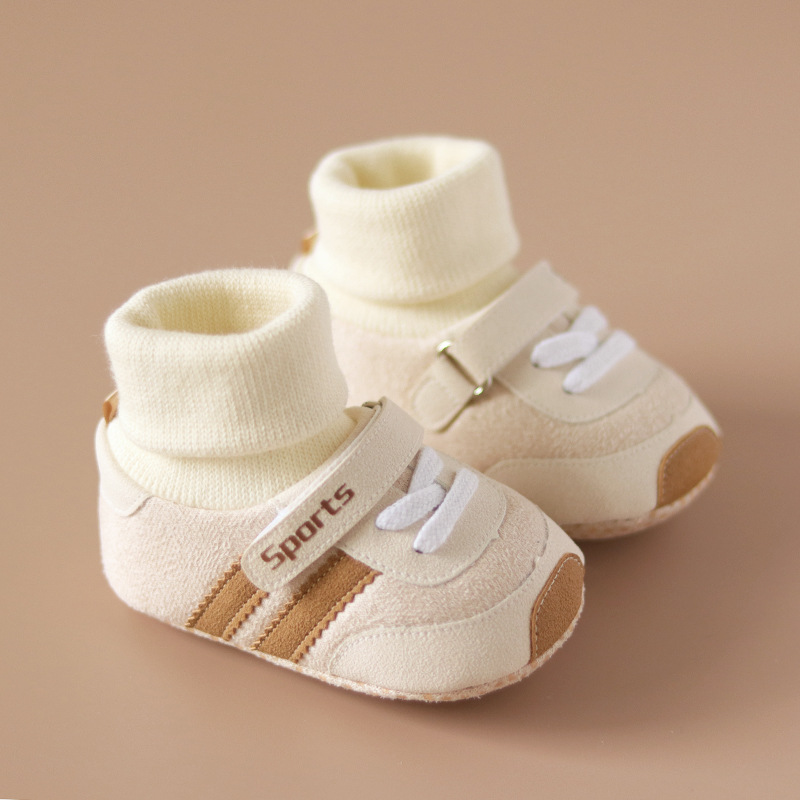 Baby Stripe Color Blocking Socks Shoes