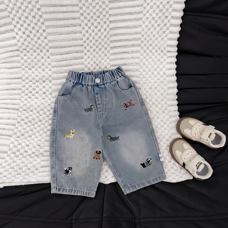 Baby & Kid Dogs Denim Pants