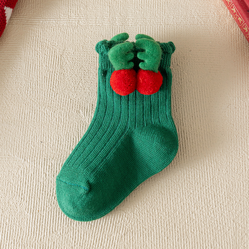 [Copy]Baby Toddler Christmas Bow Socks