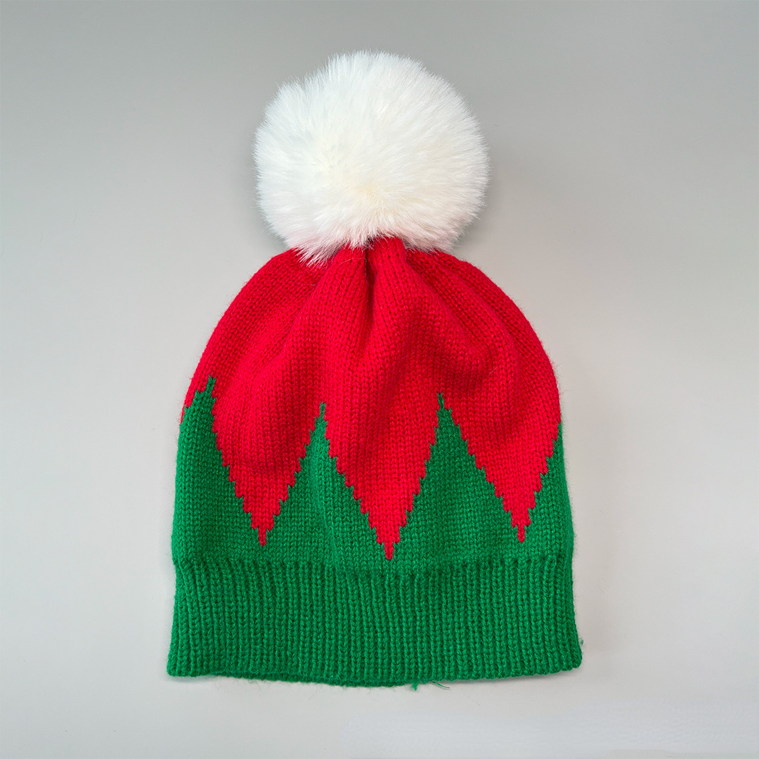 Baby Christmas Warm Pom Hat