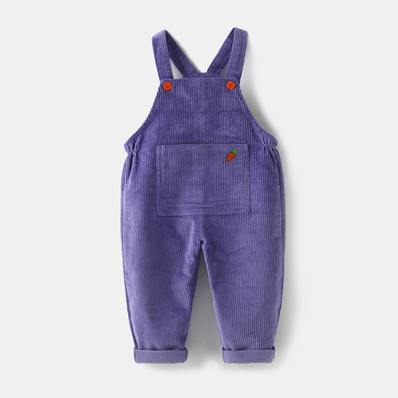 Baby Toddler Carrot Multicolor Overalls