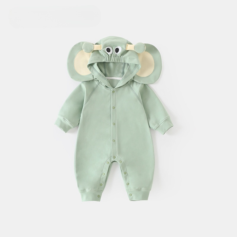Baby Newborn Animal Hooded Romper 