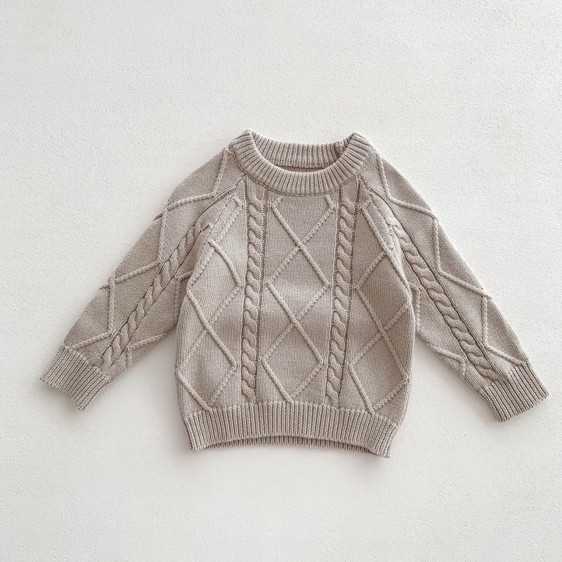 Baby Sweater Overalls Set