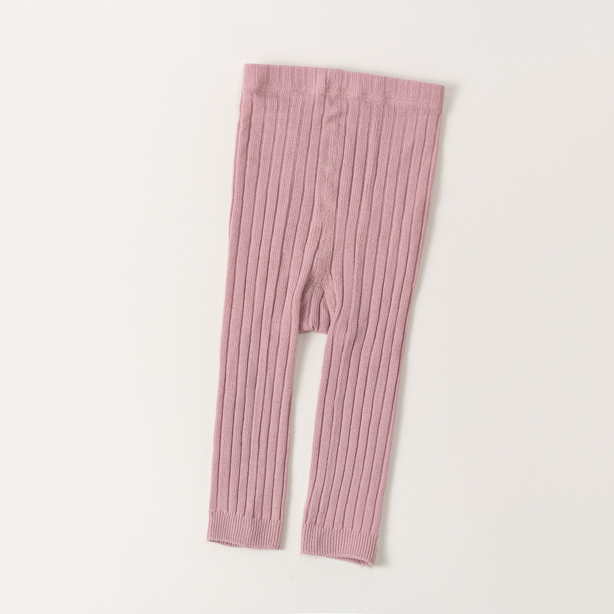 Baby & Kid Solid Color Ribbing Leggings