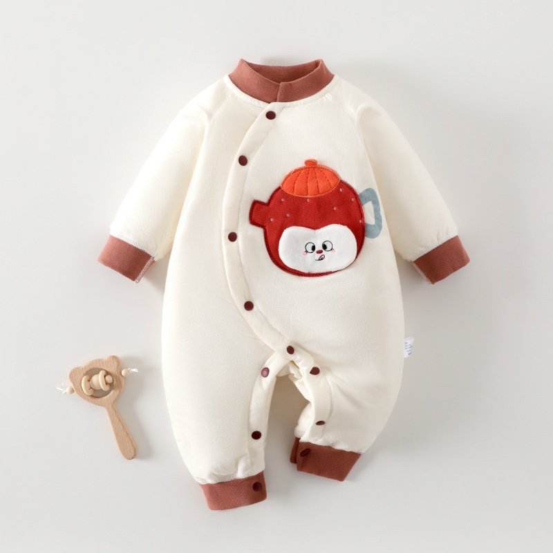 Baby Cartoon Thermal Bone-Free Romper