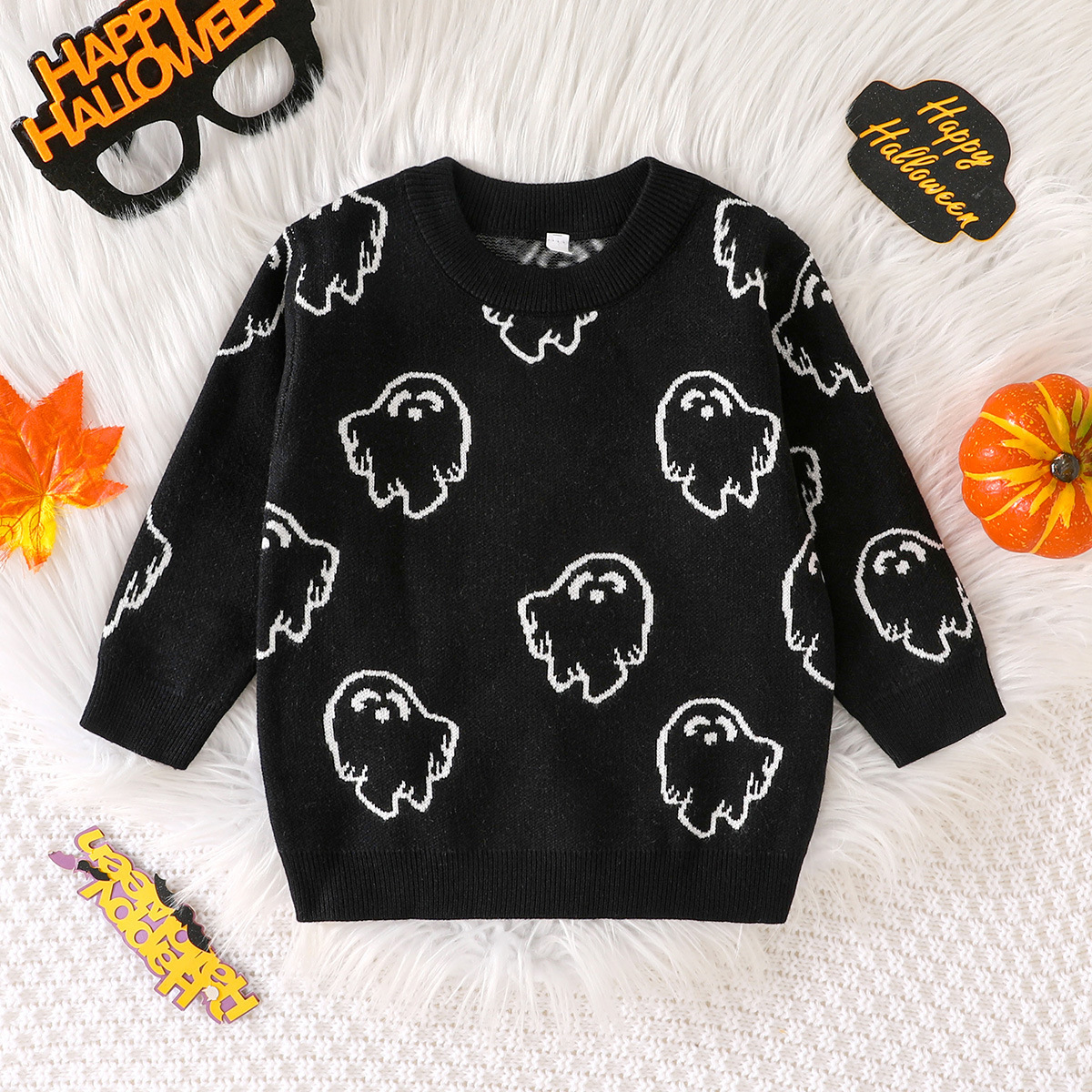Baby Toddler Knitted Halloween Patterns Sweatshirt