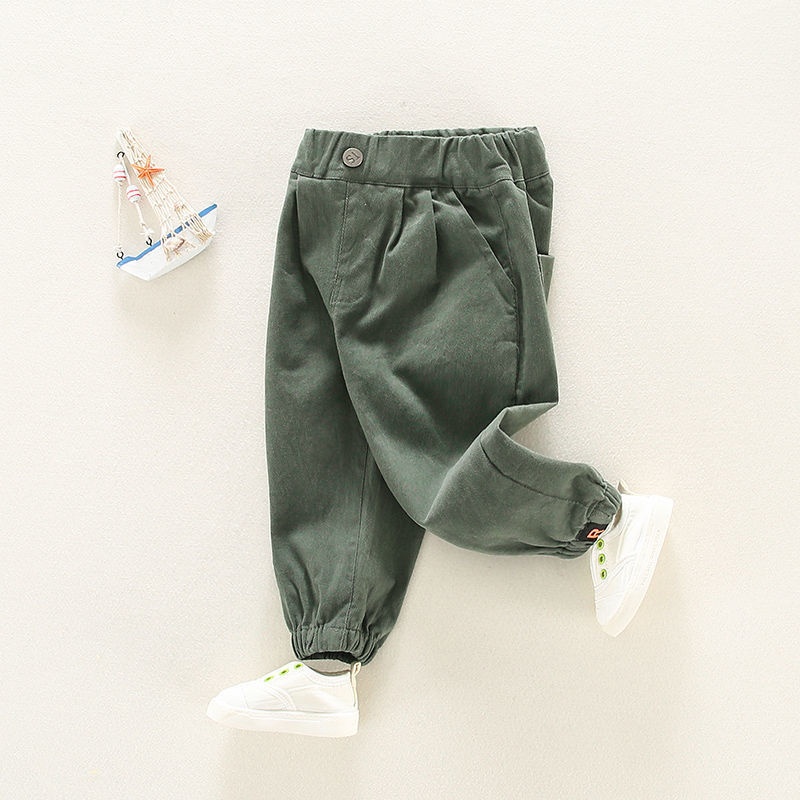 Baby Toddlers Cuffed Casual Pants