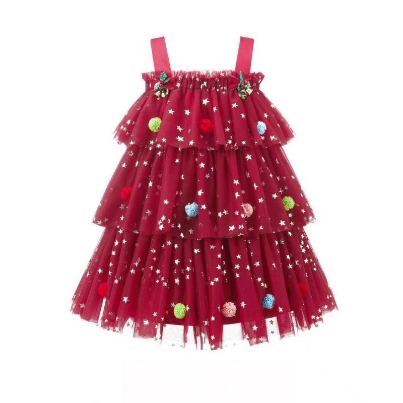 Baby Kids' Girl Christmas Strapless Dress