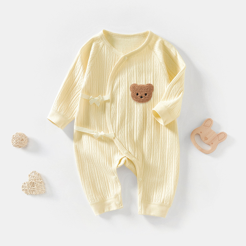 Baby Newborn Animal Bear Lace-up Romper
